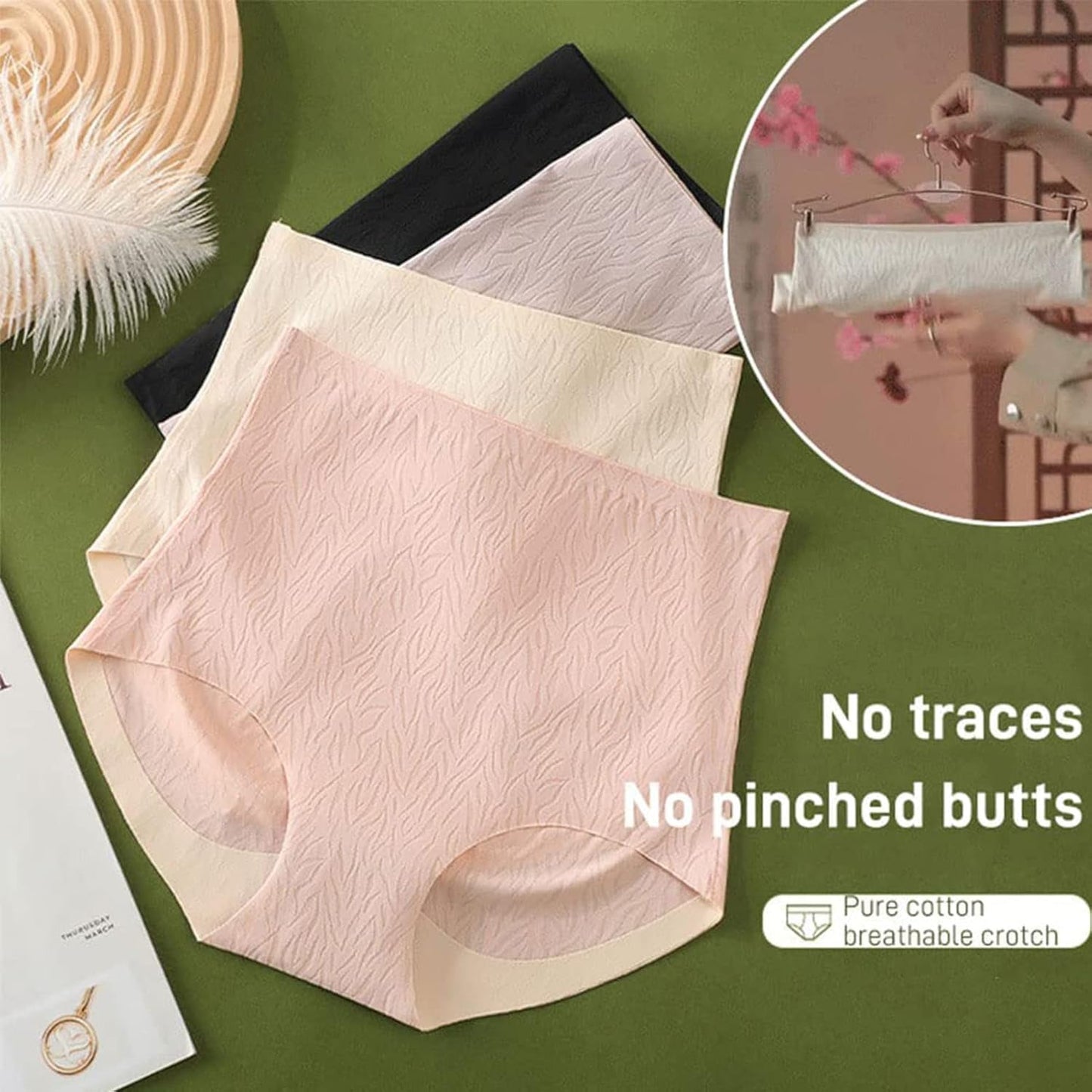 ElevateComfy™️ Seamless Underwear (Pack of 4)